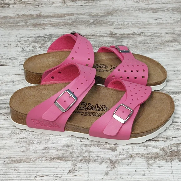 🟪NIB Sz 36 Birkenstock Birki's Pink Freeport Slide Sandal - Picture 10 of 16